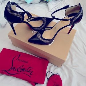 Christian Louboutin (Red soles) Very good condition uses it on one time event.